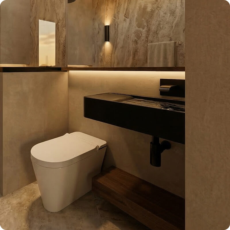 habitacion-garden-santa-marta-baño